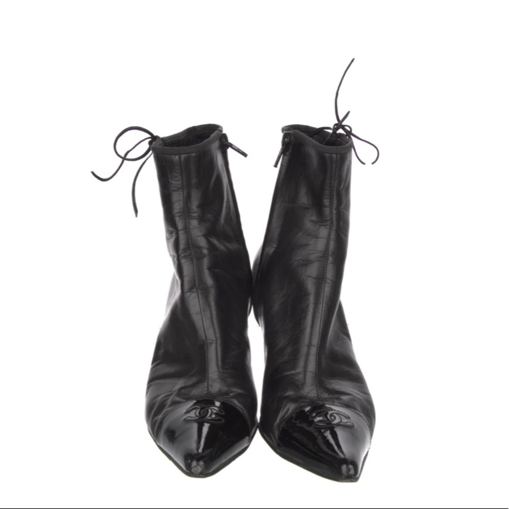 Authentic Chanel Vintage Boots